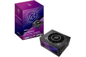 Strømforsyning - ASRock PG-1600G Strømforsyning - 1600 Watt - 135 mm - ATX 3.1 - 80 Plus Gold certified - 90-UXP160-GFEAAB