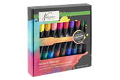 Kreativitet & Hobbyartikler - Nassau Paint acrylic 18 x 36 ml - AR0701/GE
