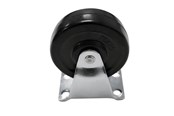 Beslag & hængsler  - Home>it fixed furniture wheel 75 mm black plastic - 5708614112687