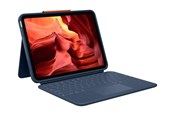 Tastatur - Logitech Rugged Combo 4 Touch - keyboard and folio case - with trackpad Input Device - Tastatur & Folio sæt - Blå - 920-011182
