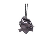 Merchandise - Nemesis Now - Harry Potter Hufflepuff Crest (Silver) julepynt - B6482X3