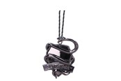 Merchandise - Nemesis Now - Harry Potter Slytherin Crest (Silver) julepynt - B6481X3