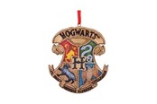 Merchandise - Nemesis Now - Harry Potter Hogwarts Crest (Silver)julepynt - Figur - B6064V2