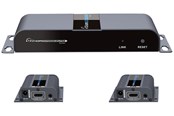 Repeater, boosters, bridges & Transceiver - Deltaco HDMI Extender 1x2 Splitter over CAT6/6a/7 40m with IR pass-back - LKV712