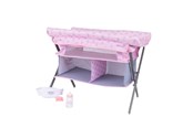 Legetøj - Tiny Treasures Foldbart puslebord og seng - 30558