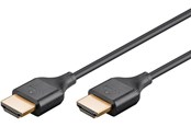 Skærmkabel - Pro HDMI 2.0 Slim - Skærmkabel - 3m - Sort - HDMI-HDMI-SLim-BL3