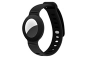 Mobil - Andet Tilbehør - Lippa Silicone Wristband for AirTag and Smart Finder Black - LPCOVER0048
