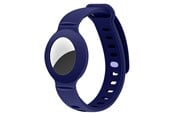 Mobil - Andet Tilbehør - Lippa Silicone Wristband for AirTag and Smart Finder - Blue - LPCOVER0050