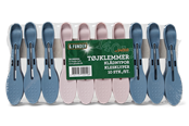 Rengøring - G.Funder Tøjklemme i plast - 10 stk. klemmer i en pakke. - 5701137140106