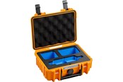 Kameratasker - B&W International Case Type 500 for Insta360 X3 (orange) - 500/O/X3