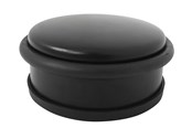 Beslag & hængsler - Home>it HOME It® dørstop til gulv Ø9.2 x 4.5 cm matsort / - 5708614131558