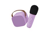 Musik - Lalarma Karaoke Sæt - Lilla - LALAR-SPEAKBLMICH-PURPLE