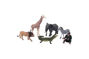 Figur - Mojo Wildlife Wild Animal Safari Playset 6pcs - 380026 - 380026