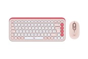 Tastatur - Logitech POP Icon Combo - Tastatur & Mus sæt - Tysk - Hvid - 920-013108