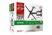 Vægbeslag, AV-Beslag & AV-Møbler - Barkan BM343LP mounting kit - full-motion - for LCD display/ curved LCD display - black - Max 36.2 kg - recommended for 65" - BM343LP