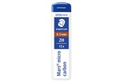 Skrive- og Tegneværktøjer - Staedtler MARS MICRO MINE 0,5mm 2H, 12 ETUIER Á 12 MINER - 250 05-2H