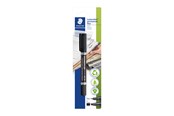 Skrive- og Tegneværktøjer - Staedtler LUMOCOLOR DUO MARKER PERM. 10 STK F B SORT - 348 B-9