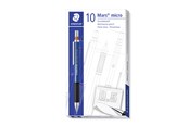 Skrive- og Tegneværktøjer - Staedtler MARS MICRO PENCIL, 10 STK, 0,5mm BLÅ - 775 05
