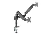 Skærmholder - InLine mounting kit - for 2 LCD displays - black - 23160B