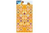 Hobby artikler - Totum Sticker sheet with Fragrance - Orange - 100686