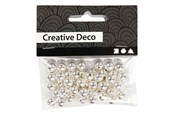 Kreativt Legetøj - Creativ Company Beads Silver 50pcs. - 698241