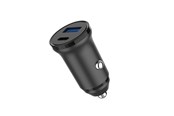 Mobil - Adaptere & Opladere - GEAR 12/24V Car Charger 1xUSB-C + 1xUSB-A PD 30W + QC18.0W MAX - Black - 665142