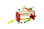 Kreativt Legetøj - Goki Wooden Workbench and Toolbox 2in1 - 58871