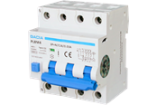 Komponenter til tavler og kasser - Gacia C25A RCBO kombiafbryder 3P+N 30mA 6kA - 20102