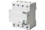 Komponenter til tavler og kasser - Siemens Jordfejlafbryder typ A, 4-polig, 25A, 30mA, 400V - 20118