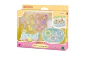 Dukke, bamse og udstyr - Sylvanian Families Trillingernes badetid's sæt - 5707