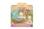 Dukke, bamse og udstyr - Sylvanian Families Sæt med Chokoladekanin-tvillingerne (barnevogn) - 5432