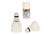Fodbold og boldspil - SportX Shuttle Feathers White in Case 3 pcs. - 2004249