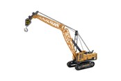 Legetøjsbil - Toi-Toys - METAL Construction vehicle - crane truck with caterpillar tracks 1:55 - 21527A