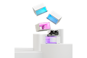Smart Home - Nanoleaf Expo Smart Display Case Starter Kit - 4 Pack - SQFX01K02-4WT