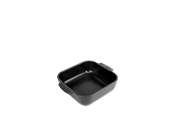 Køkkentilbehør - Peugeot Appolia Firkantet ovnfad 21 cm satin sort - 61555