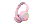 Hovedtelefoner/headset - Lalarma Wireless headphone - with ambient light for kids a - LALAR-WHWL-ROSE