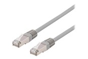 Netværkskabel - Deltaco patch cable - 1 m - grey - Grå - 1meter - SFTP-61H