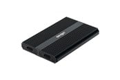 Harddisk - tilbehør - dezen M.2 Premium NVMe Dual Enclosure USB 3.2 Gen 1 - Sort - DZ-PRE-M22N-BLK