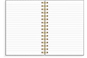 Blokke, Formularer & Notesbøger - Burde Notebook A5 green pattern - 92762200