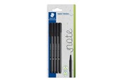 Skrive- og Tegneværktøjer - Staedtler TRIPLUS FINELINER rPP SORT 4/BK - 334-9 BK4