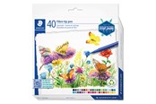 Skrive- og Tegneværktøjer - Staedtler TRIPLUS COLOR rPP 1,0MM 40 ASS - 323 C40-C