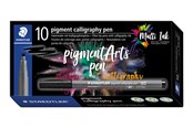 Skrive- og Tegneværktøjer - Staedtler KALLIGRAFI PEN PIGMENT, ÆSKE 10 STK, INTENS SORT - 375-99