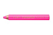 Skrive- og Tegneværktøjer - Staedtler NORIS JUNIOR NEON PINK, ÆSKE 6 STK - 140-F23