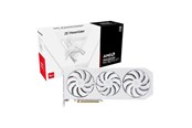 Grafikkort - PowerColor Radeon RX 9070 XT Hellhound Spectral White - 16GB GDDR6 RAM - Grafikkort *DEMO* - RX9070XT 16G-L/OC/WHITE