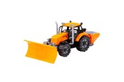 Legetøjsbil - Cavallino Toys Cavallino Tractor with Snow Plow Yellow Scale 1:32 - 1234FM04