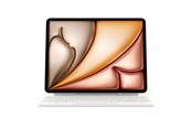 Tastatur - Apple Magic Keyboard for iPad Air M3 13" - White - Tastatur & Folio sæt - Amerikansk engelsk - Hvid - MDFW4LB/A