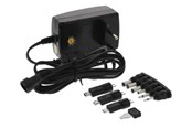 Bærbar Oplader - Nordic Quality AC/DC Plugin Adapter - MW3IP25GS