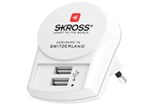 Mobil - Adaptere & Opladere - SKross Euro USB Charger - 2xType A - 1.302421-1