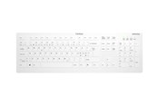Tastatur - Cherry Active Key AK-C8112 - keyboard - wipe disinfection flat key profile - QWERTY - Pan Nordic - white Input Device - Tastatur - Nordisk - Hvid - AK-C8112-FU1-W/PN