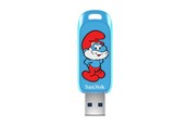 USB Stick - SANDISK Smølferne - Gammelsmølf udgave - 128GB - USB Stick - SDCZIS-128G-G46
